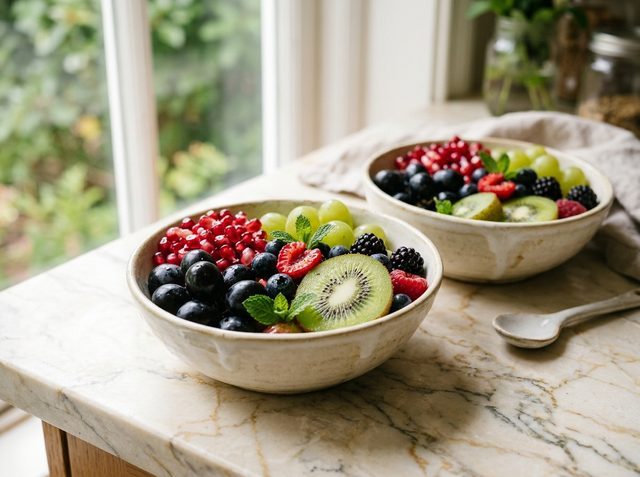 Seasonal fruit bowl